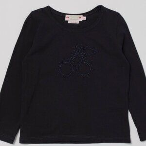 Bonpoint cherry long sleeve girls tee